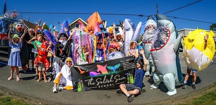 Salish Sea School students